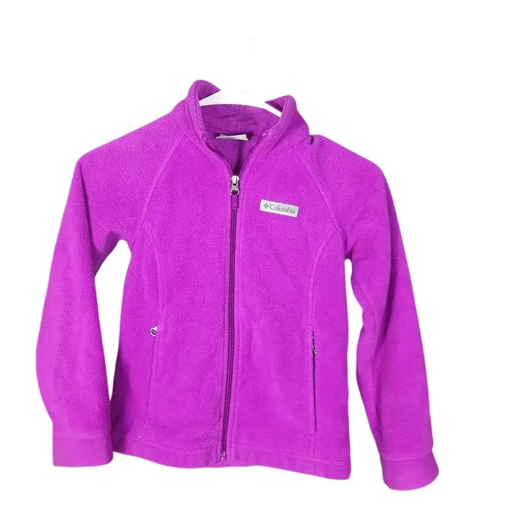 Columbia fleece jacket girl's small